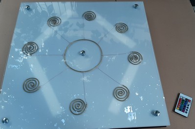 Custom witness plate radionic device